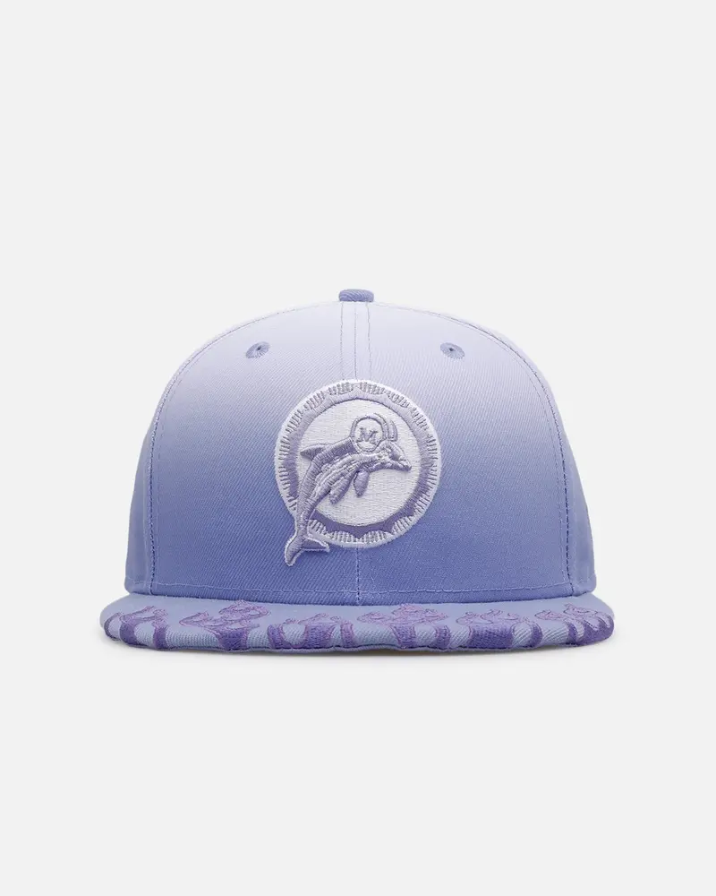 New Era Miami Dolphins 'Sundye Flames' 59Fifty Fitted Lavender 1