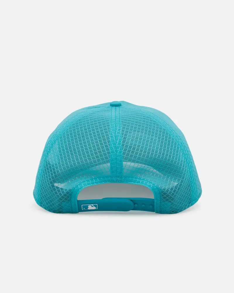 New Era Miami Marlins 'Batting Practice' 9Forty A-Frame Trucker Snapback Official Team Color 2