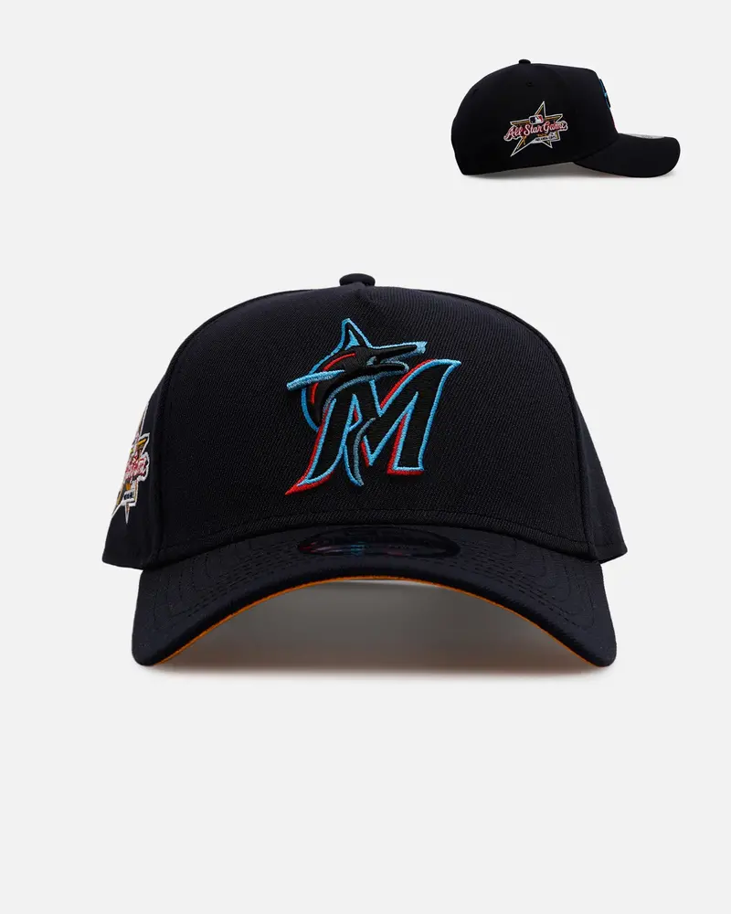 New Era Miami Marlins 'Mlb All Star Game 2025' 9Forty A-Frame Snapback Navy 1