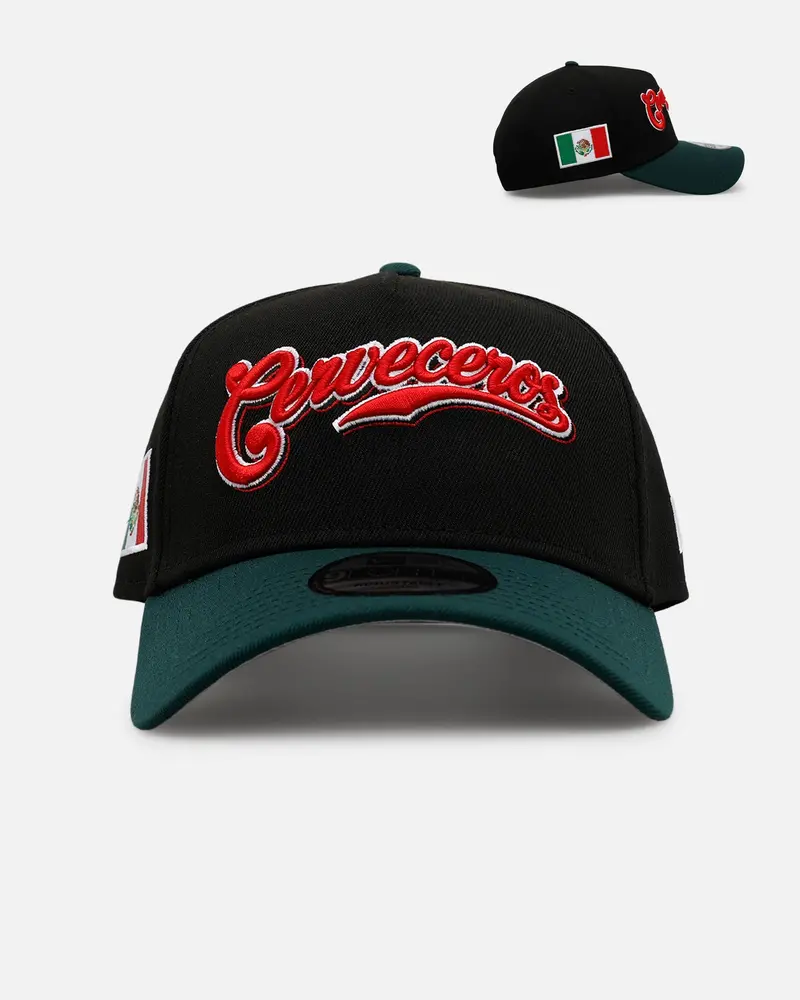 New Era Milwaukee Brewers 'Mexican Independence Day 2.0' 9Forty A-Frame Snapback Black/Green 1