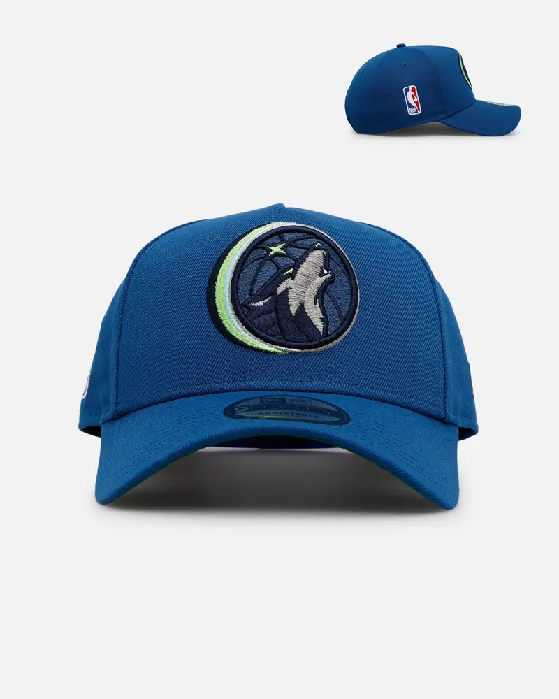 New Era Minnesota Timberwolves 'Cascade' 9Forty A-Frame Snapback Blue 1