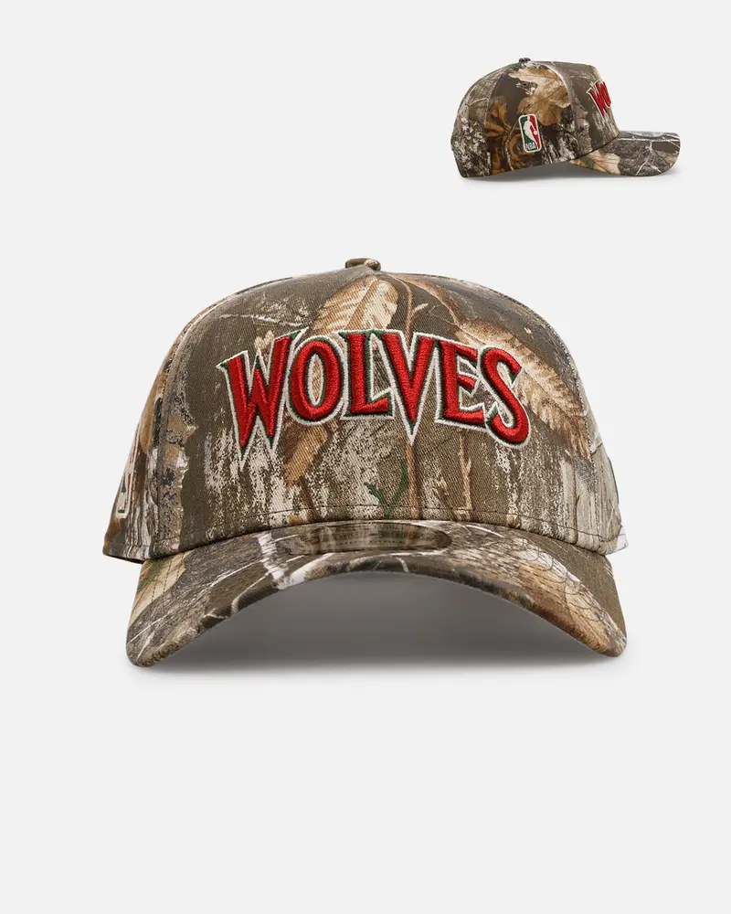 New Era Minnesota Timberwolves 'Great Outdoors' 9Forty A-Frame Snapback Camo 1