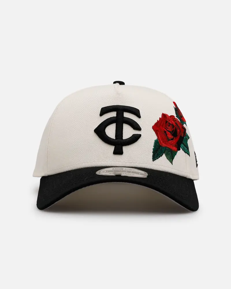 New Era Minnesota Twins 'Chrome Black Roses' 9Forty A-Frame Snapback Chrome/Black 1