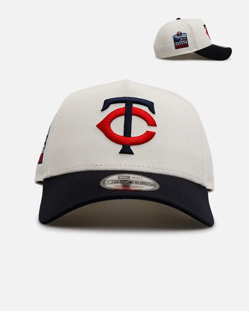 New Era Minnesota Twins 'Team Color Visor' 9Forty A-Frame Snapback Chrome/Official Team Color 1