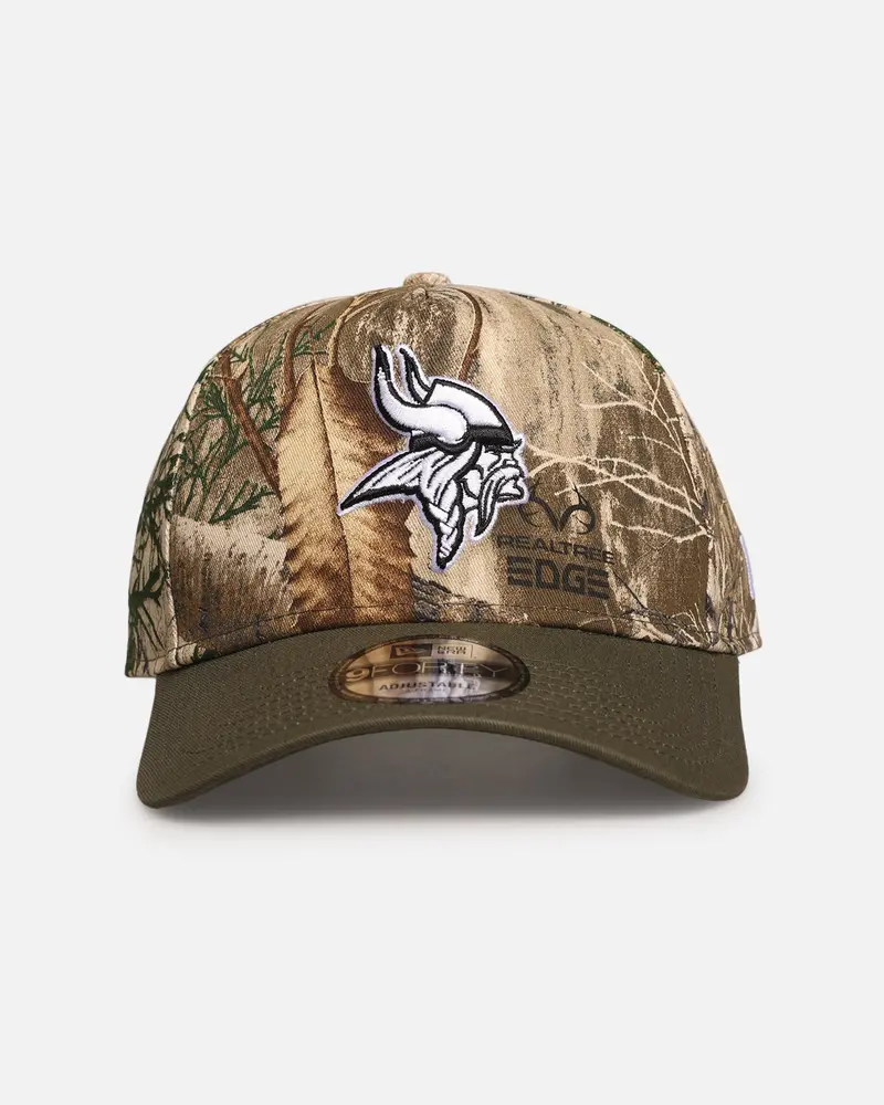 New Era Minnesota Vikings 'Nfl Season Kick Off' 9Forty A-Frame Snapback Realtree/Olive 1