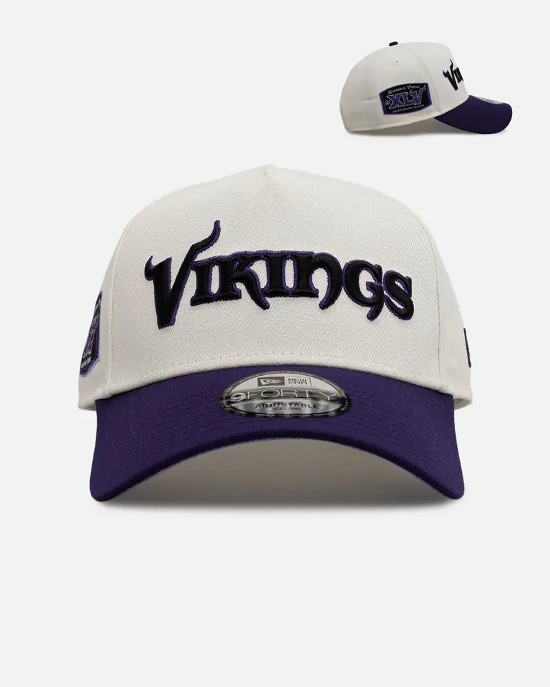 New Era Minnesota Vikings 'Purple Haze 2.0' 9Forty A-Frame Snapback Chrome/Purple 1
