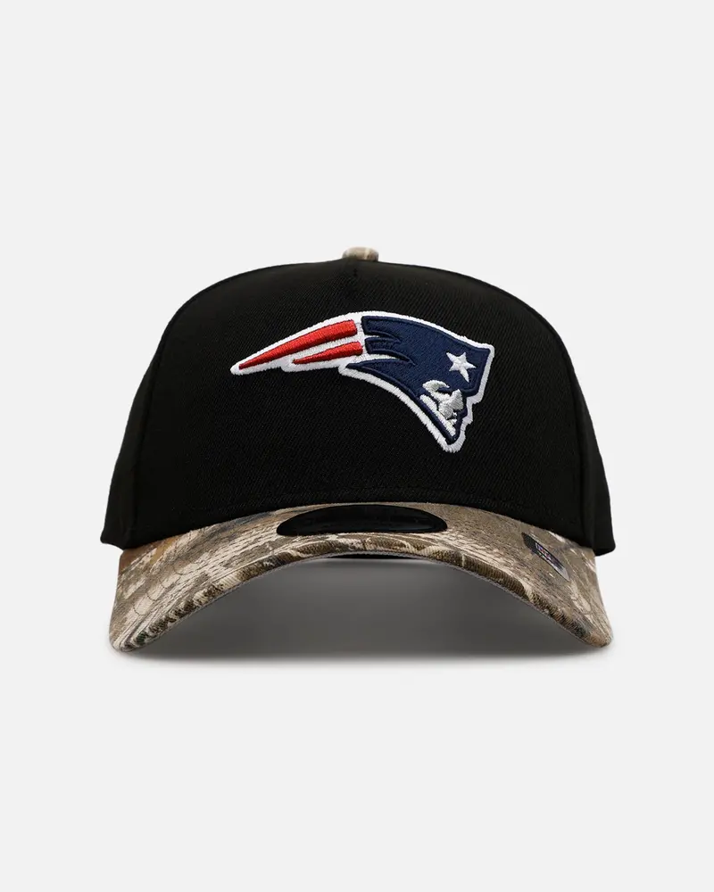 New Era New England Patriots 'Black Crown Realtree Visor' 9Forty A-Frame Snapback Realtree Edge/Black 1