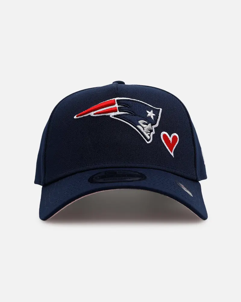 New Era New England Patriots 'Team Color Hearts' 9Forty A-Frame Snapback Official Team Color 1
