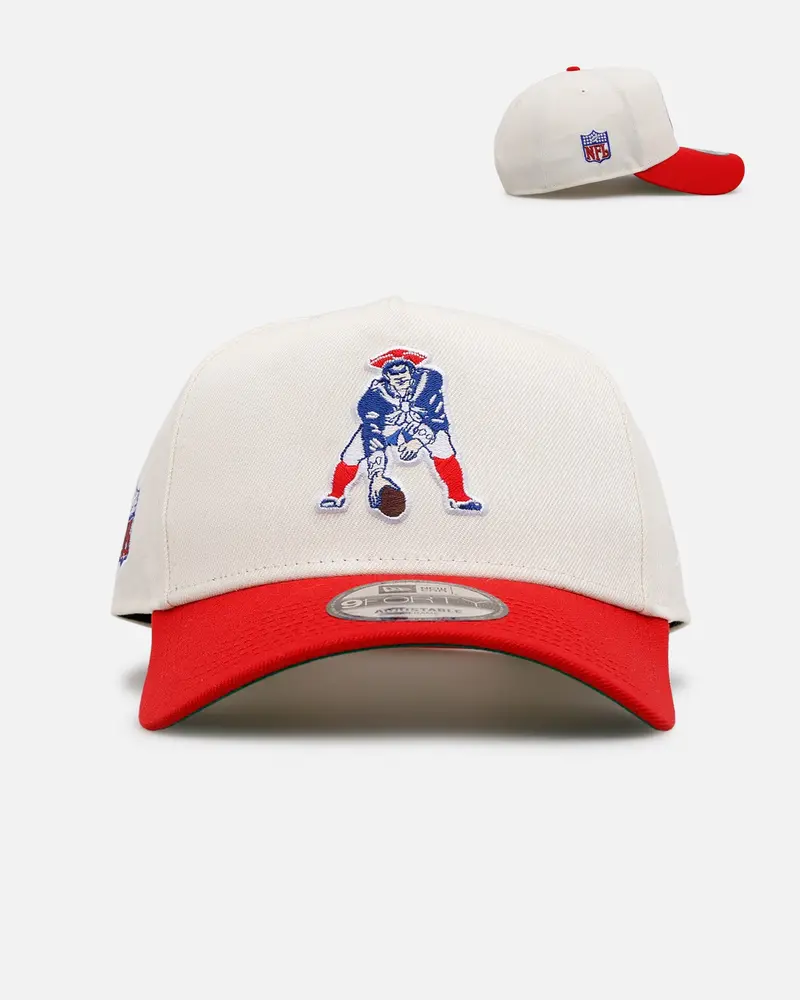 New Era New England Patriots 'Throwback Bowl' 9Forty A-Frame Snapback Chrome/Otc 1