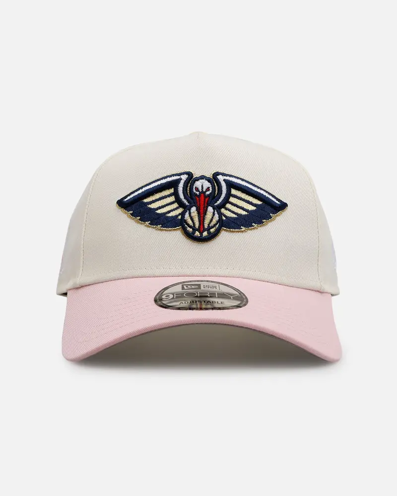 New Era New Orleans Pelicans 'Pink Lemonade' 9Forty A-Frame Snapback Pink/Yellow 1