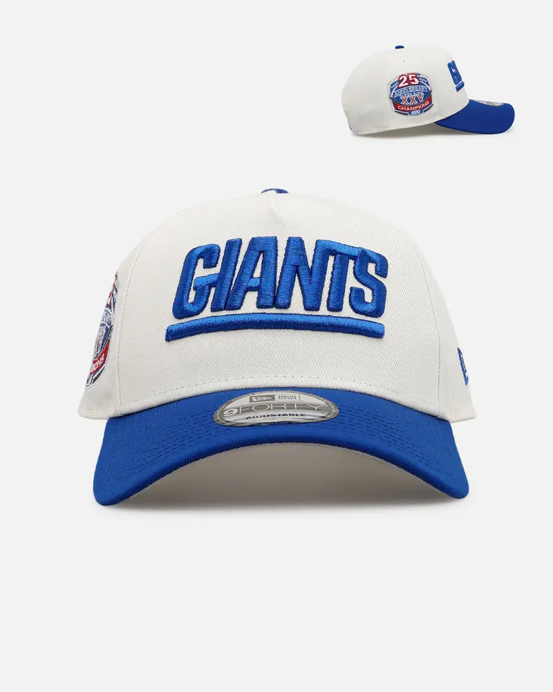 New Era New York Giants 'Chrome Metallic Wordmark' 9Forty A-Frame Snapback Chrome 1