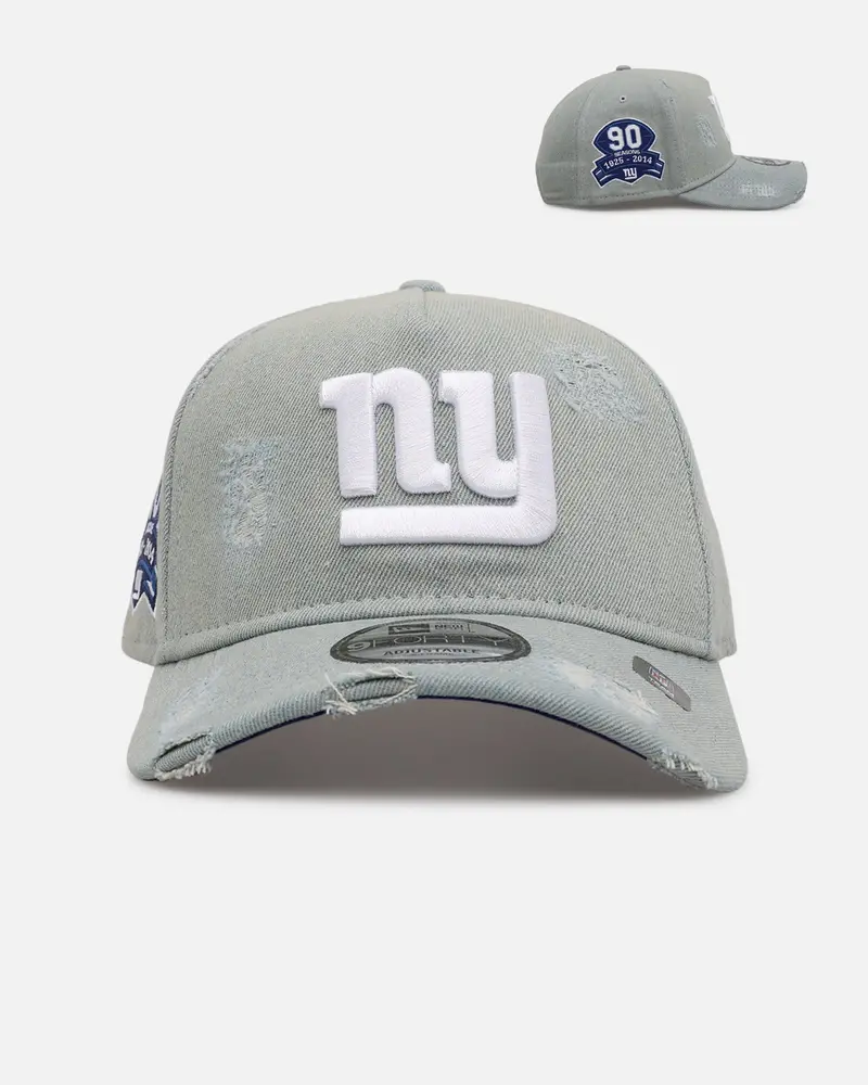 New Era New York Giants 'Denim' 9Forty A-Frame Snapback Light Wash Denim 1