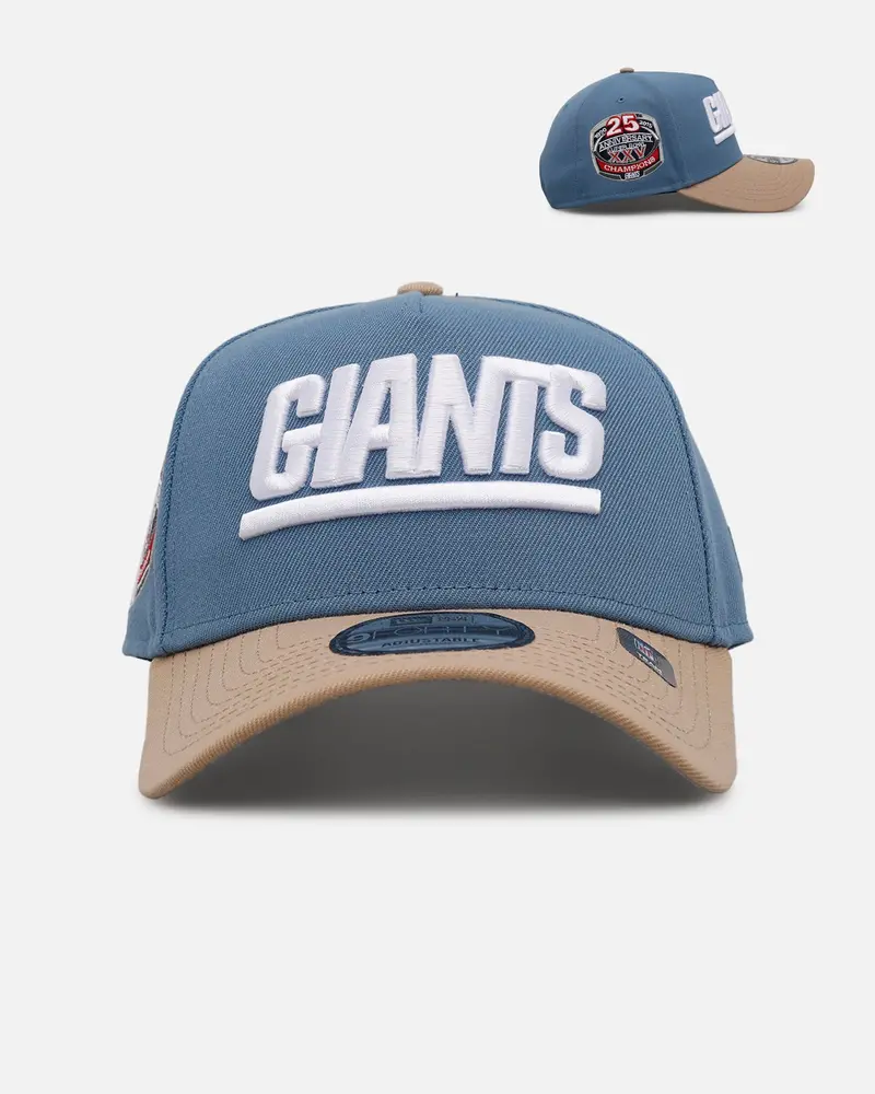 New Era New York Giants 'Easy Breezy' 9Forty A-Frame Snapback Blue/Tan 1