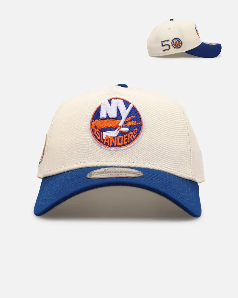 New Era New York Islanders 'Team Color Visor' 9Forty A-Frame Snapback Chrome/Official Team Color 1