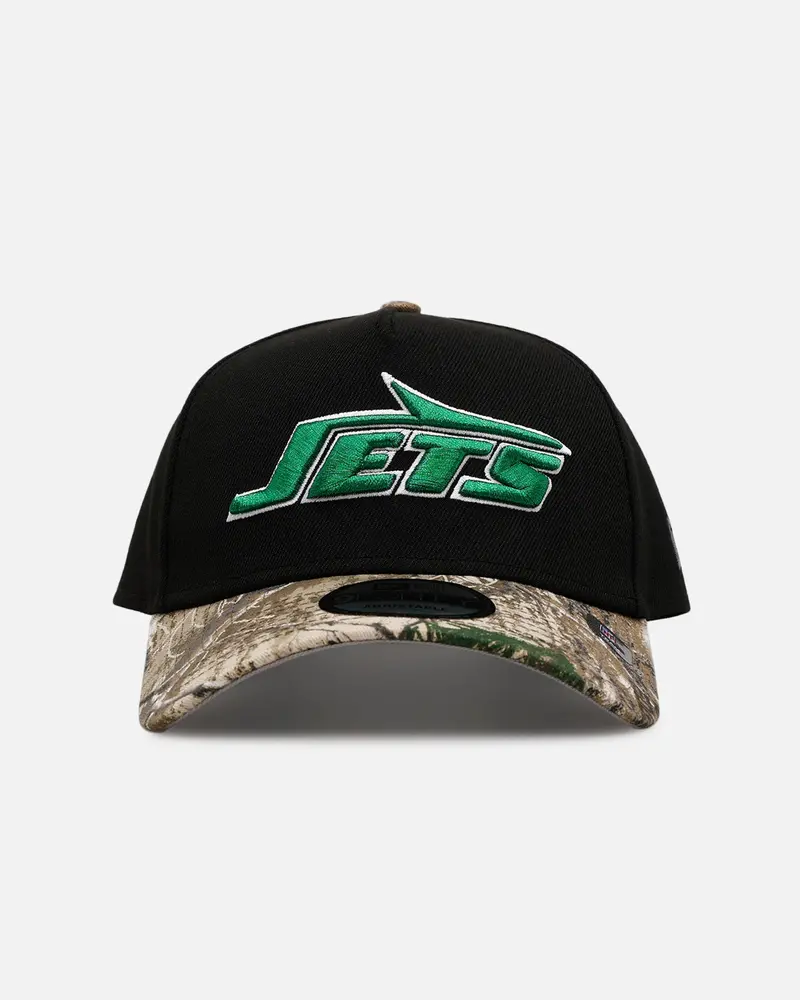 New Era New York Jets 'Black Crown Realtree Visor' 9Forty A-Frame Snapback Realtree Edge/Black 1