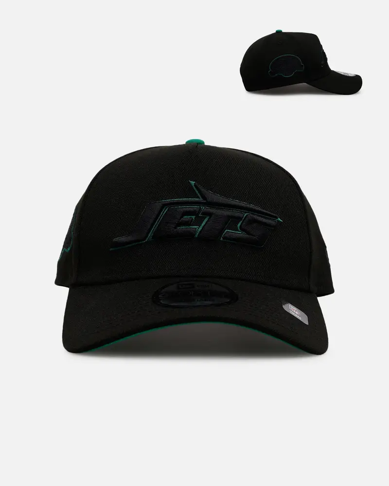 New Era New York Jets 'Outline' 9Forty A-Frame Snapback Black 1
