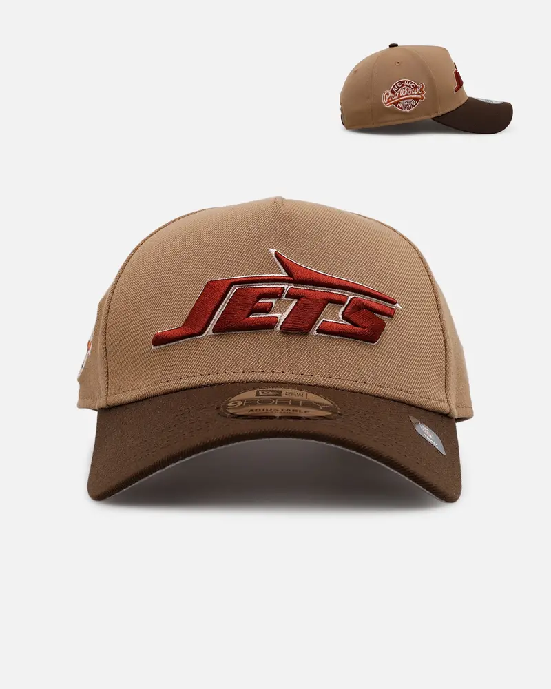 New Era New York Jets 'Thanksgiving Football' 9Forty A-Frame Snapback Khaki 1