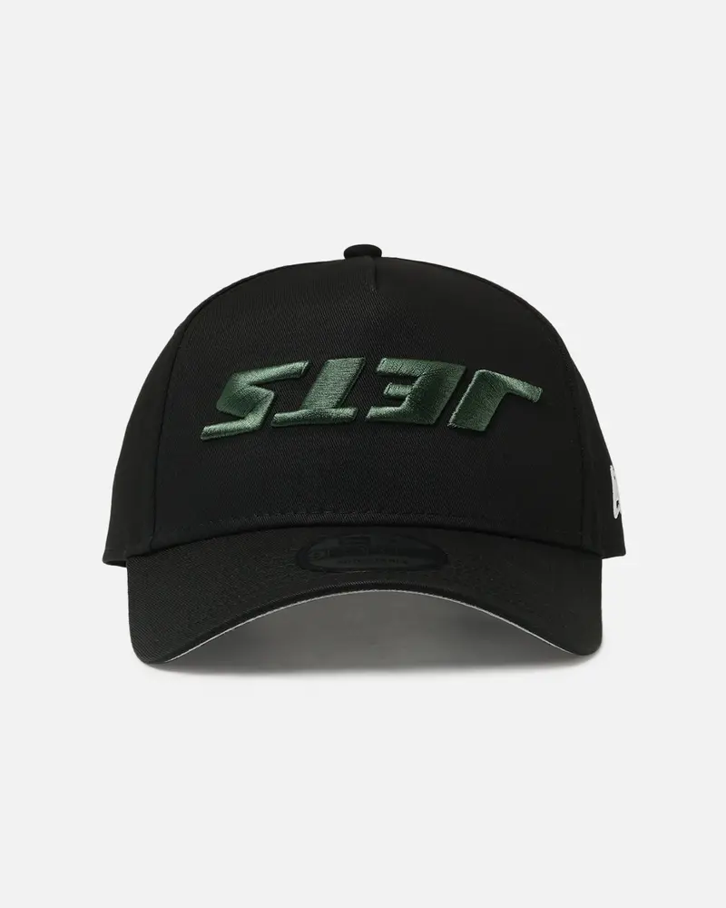 New Era New York Jets 'Upside Down Logo' 9Forty A-Frame Snapback Black 1