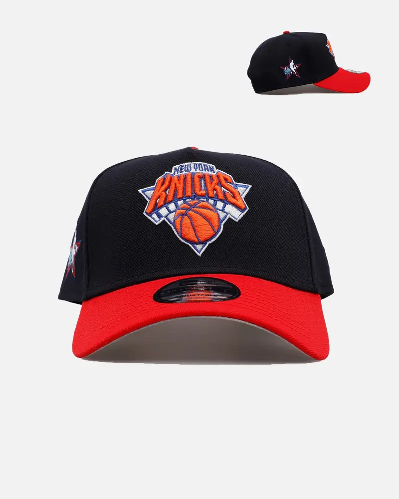 New Era New York Knicks 'All Star Game 2026' 9Forty A-Frame Snapback Navy/Red 1