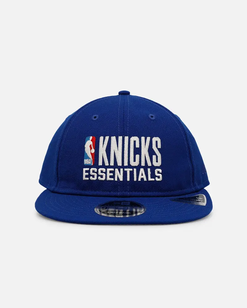 New Era New York Knicks 'Fear Of God X Nba' 9Fifty Retro Crown Snapback Blue 1