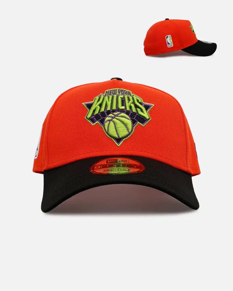 New Era New York Knicks 'Halloween' 9Forty A-Frame Snapback Orange/Black 1