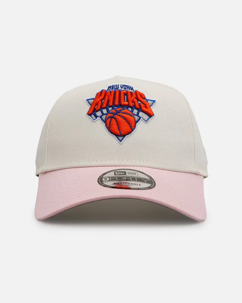 New Era New York Knicks 'Pink Lemonade' 9Forty A-Frame Snapback Pink/Yellow 1