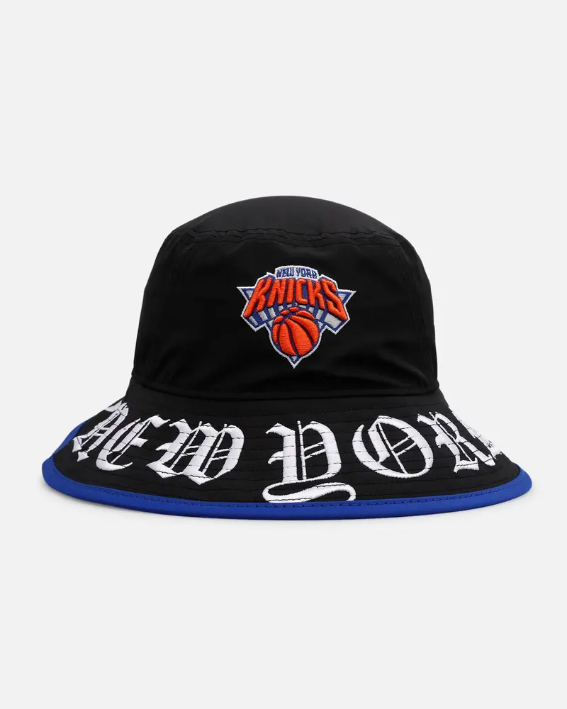 New Era New York Knicks 'Summer League' Bucket Hat Black 1