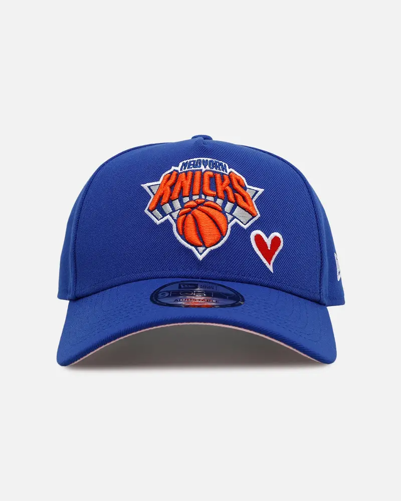 New Era New York Knicks 'Team Color Hearts' 9Forty A-Frame Snapback Official Team Color 1
