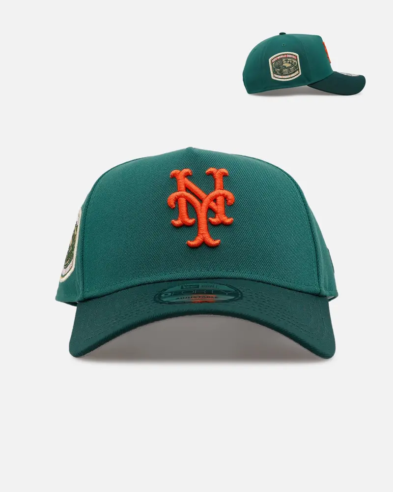 New Era New York Mets 'Citrus 2.0' 9Forty A-Frame Snapback Dark Green/Orange 1