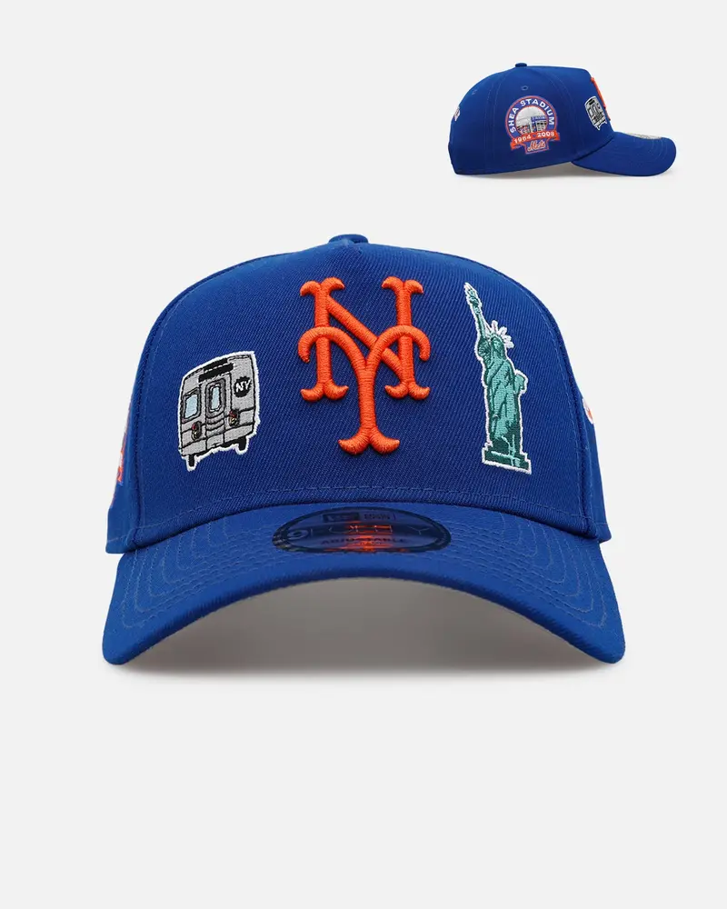 New Era New York Mets 'City Icons' 9Forty A-Frame Snapback Blue 1