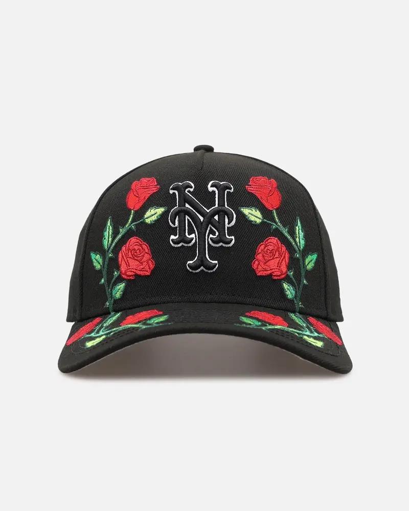 New Era New York Mets 'Garden' 9Forty A-Frame Snapback Black 1