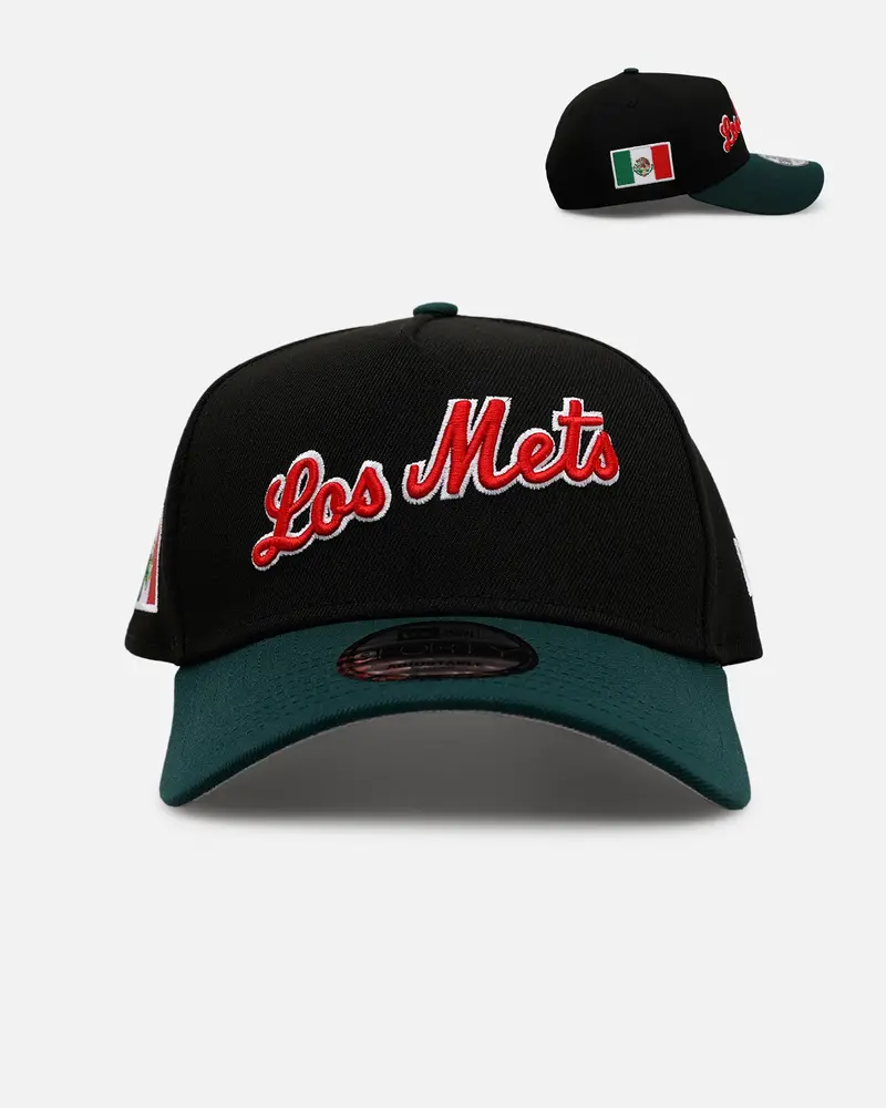 New Era New York Mets 'Mexican Independence Day 2.0' 9Forty A-Frame Snapback Black/Green 1