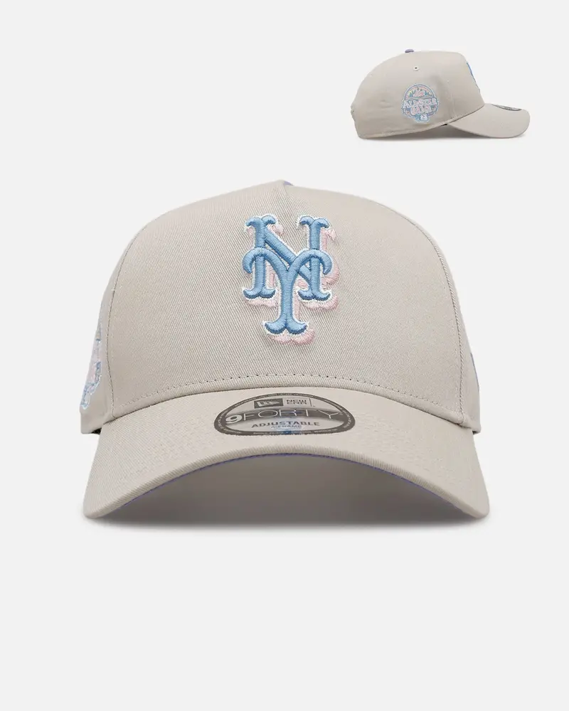 New Era New York Mets 'Pastel 2.0' 9Forty A-Frame Snapback Stone 1