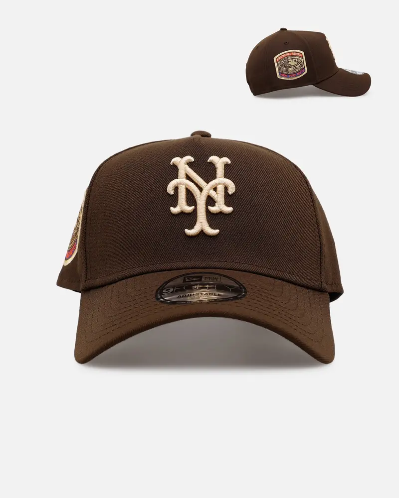 New Era New York Mets 'Stay Classy' 9Forty A-Frame Snapback Walnut 1