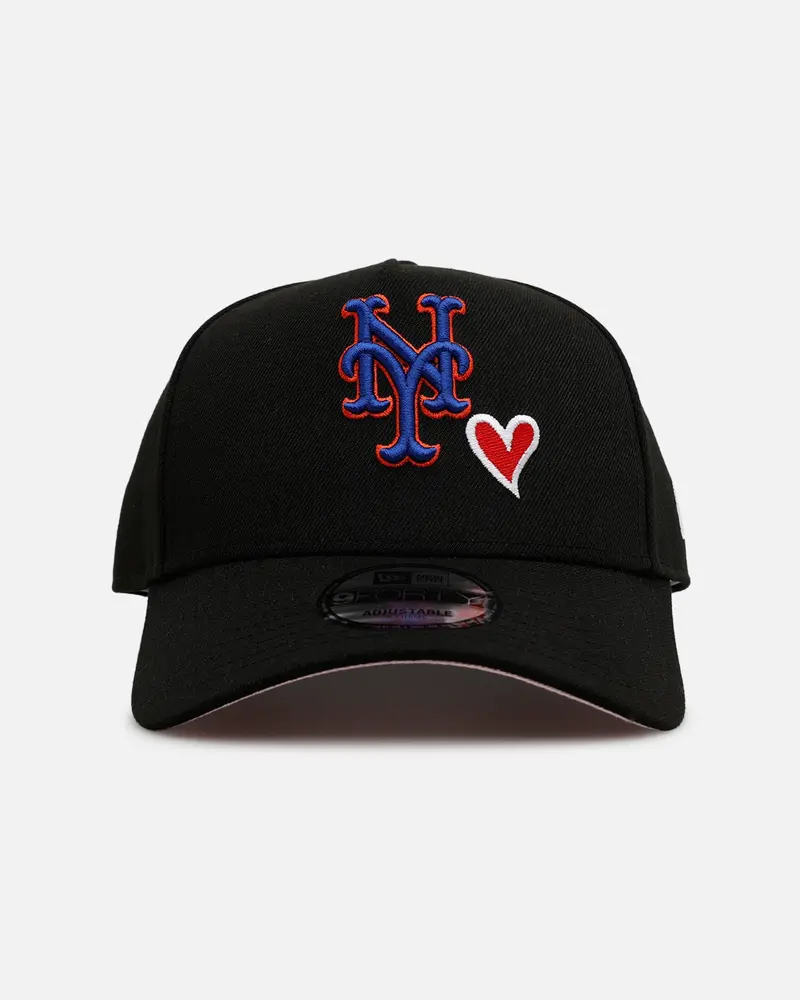 New Era New York Mets 'Team Color Hearts' 9Forty A-Frame Snapback Official Team Color 1