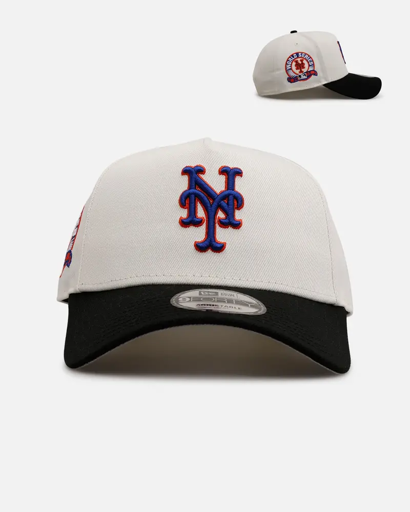 New Era New York Mets 'Team Color Visor' 9Forty A-Frame Snapback Chrome/Official Team Color 1