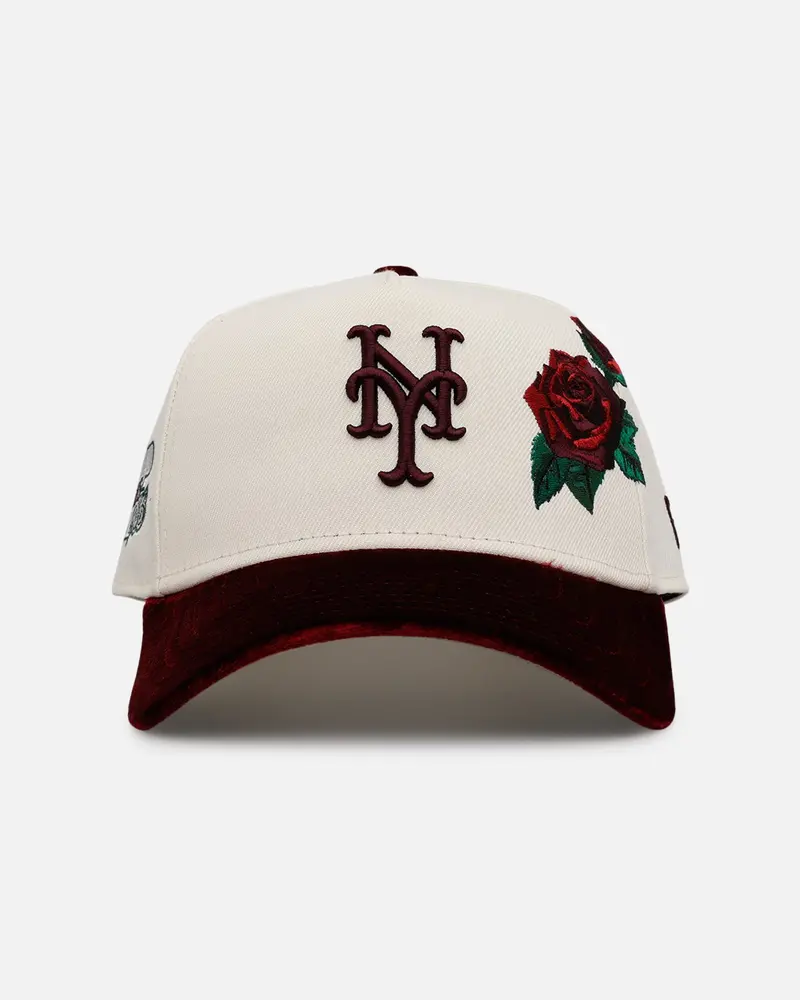 New Era New York Mets 'Velvet Roses' 9Forty A-Frame Snapback Chrome 1
