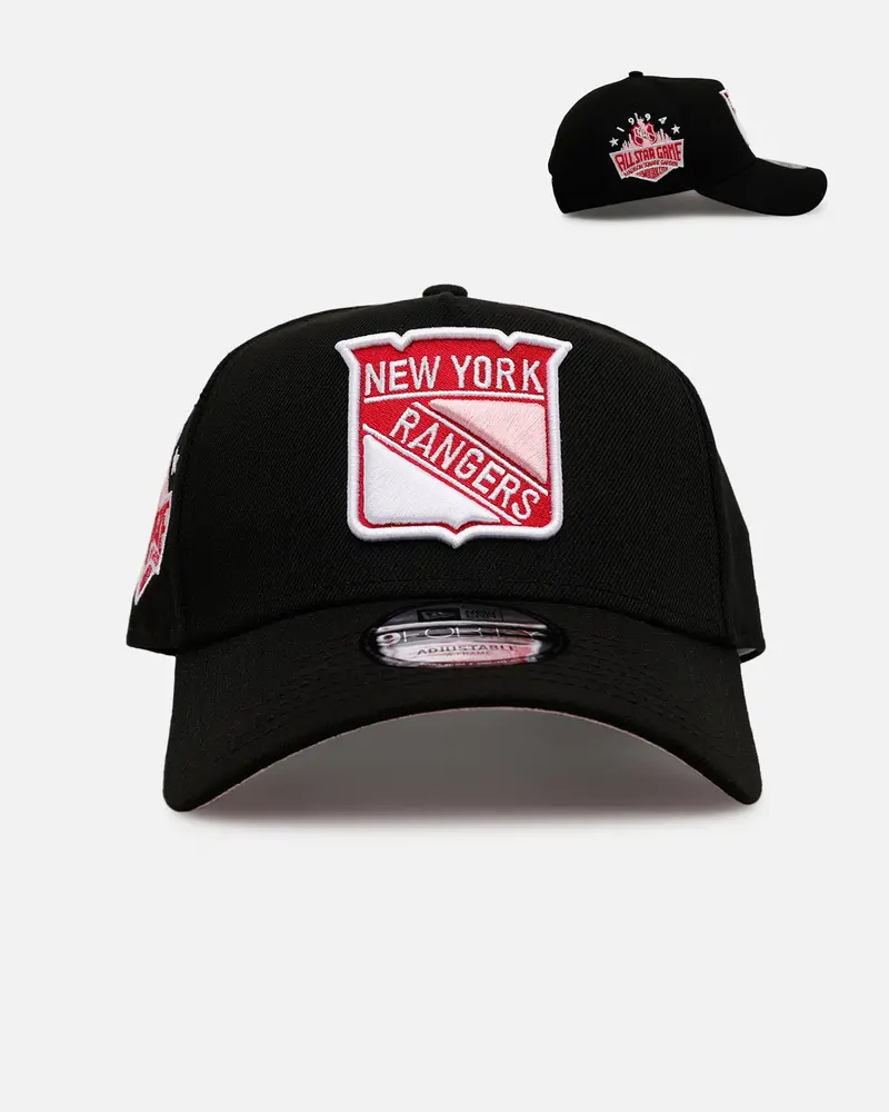 New Era New York Rangers 'Black And Pink' 9Forty A-Frame Snapback Black/Pink 1