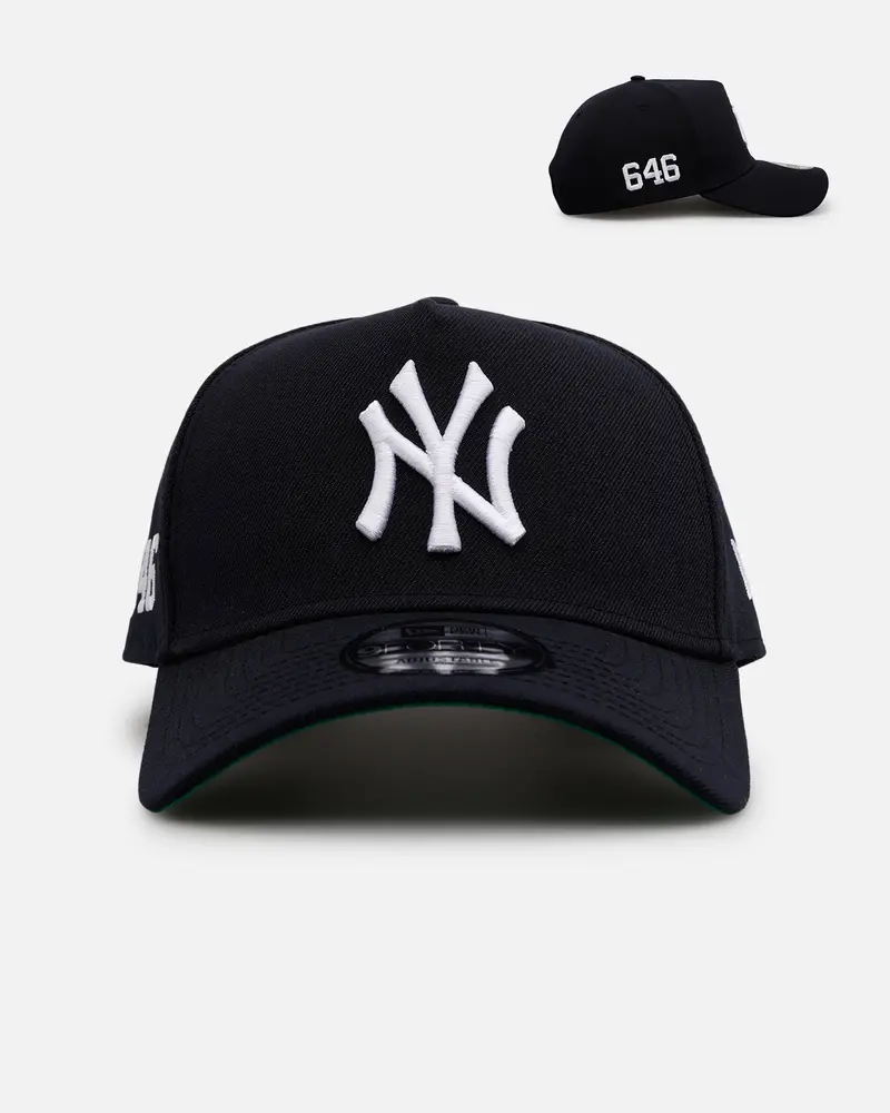 New Era New York Yankees 'Area Codes' 9Forty A-Frame Snapback Navy 1