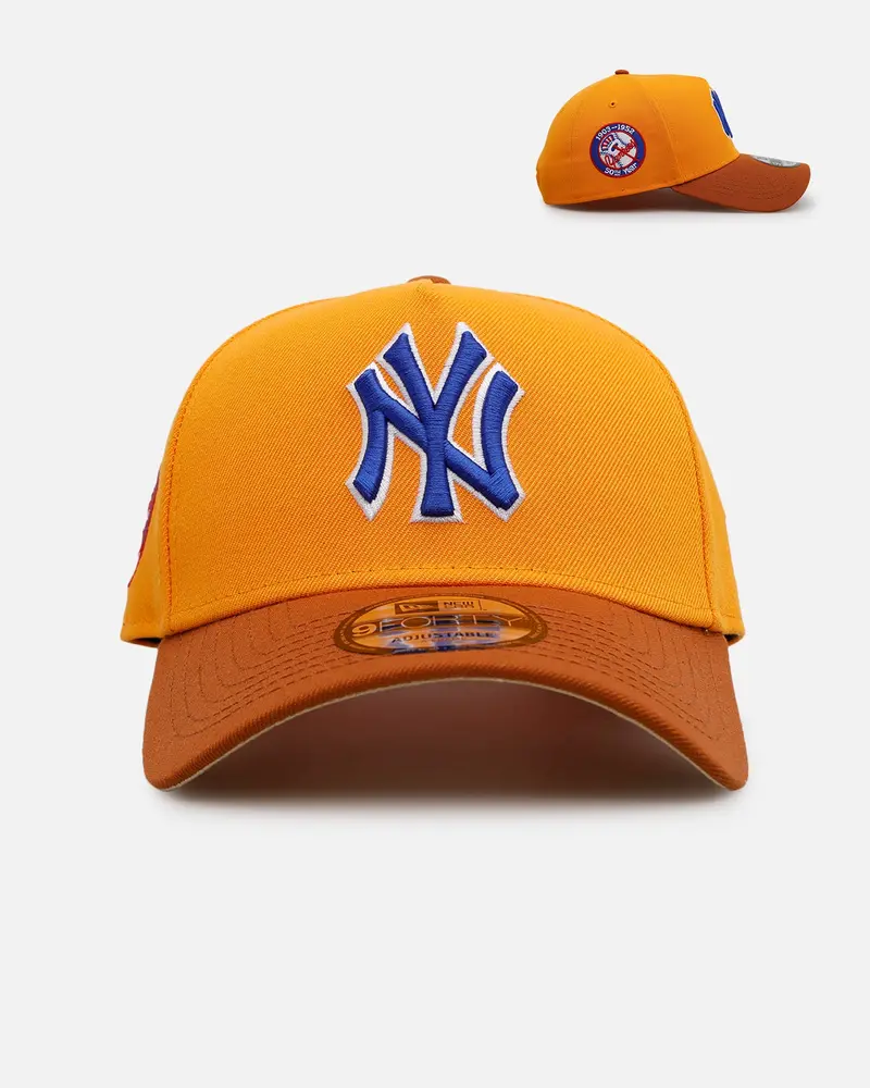New Era New York Yankees 'Beer' 9Forty A-Frame Snapback Gold/Brown 1