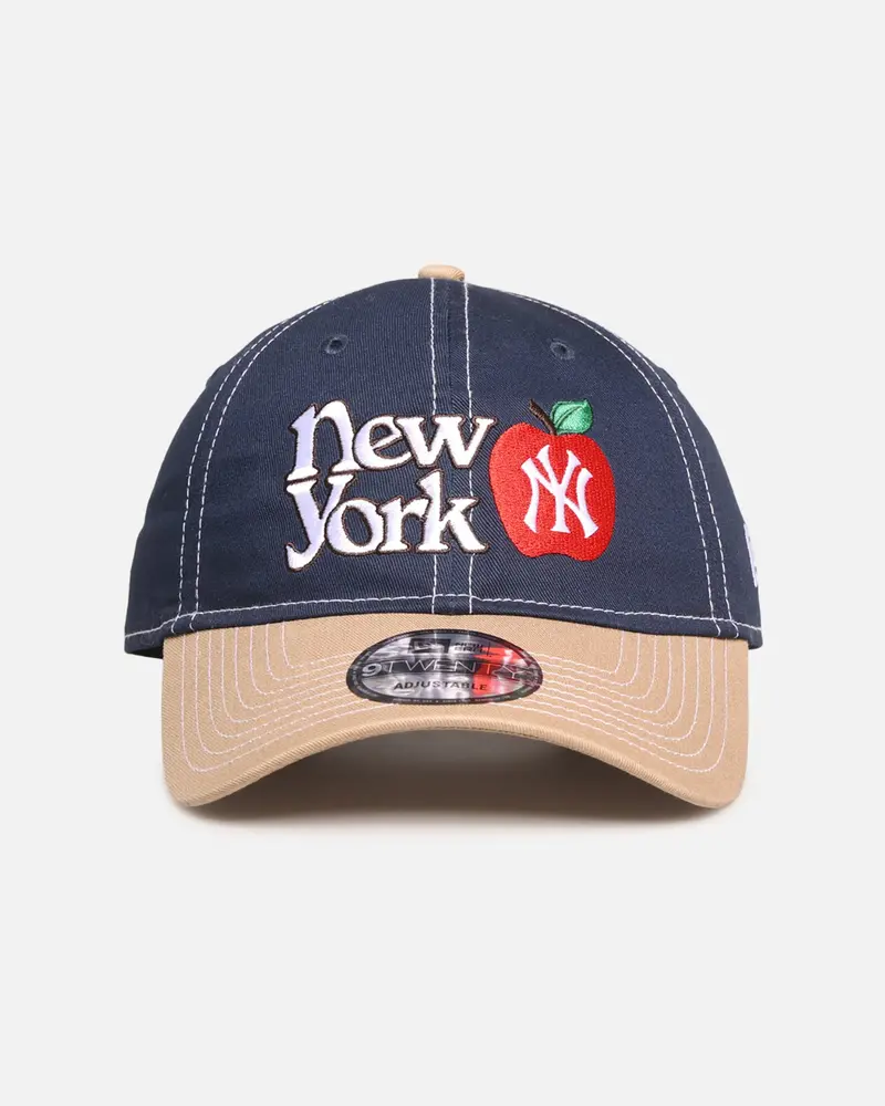 New Era New York Yankees ' Big Apple' 9Twenty Strapback Blue/Tan 1