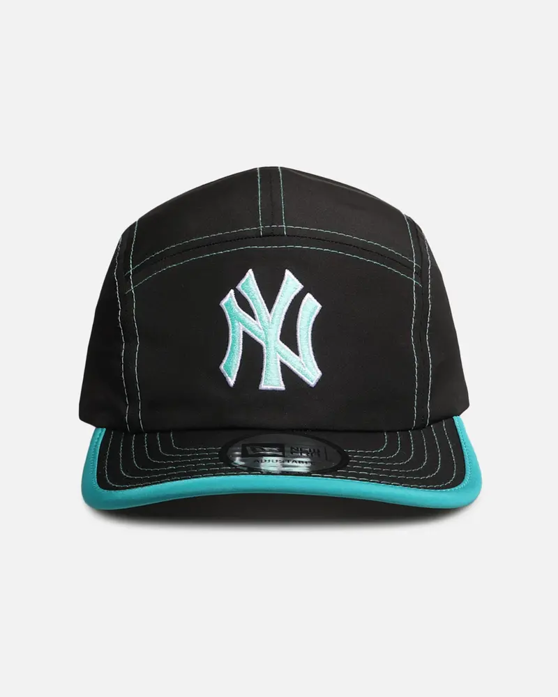 New Era New York Yankees 'Black Aqua' Camper Strapback Black/Aqua 1