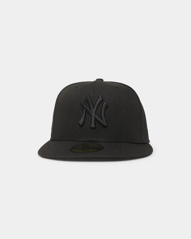 New Era New York Yankees 'Black On Black' 59Fifty Fitted Black/Black 1