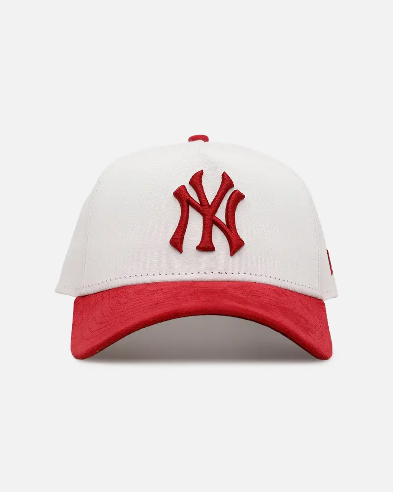 New Era New York Yankees 'Cardinal Suede' 9Forty A-Frame Snapback Cardinal 1