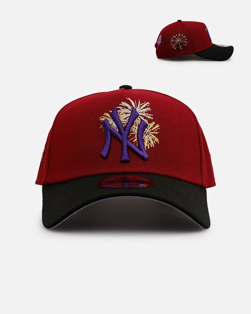 New Era New York Yankees 'Carnival' 9Forty A-Frame Snapback Cardinal 1