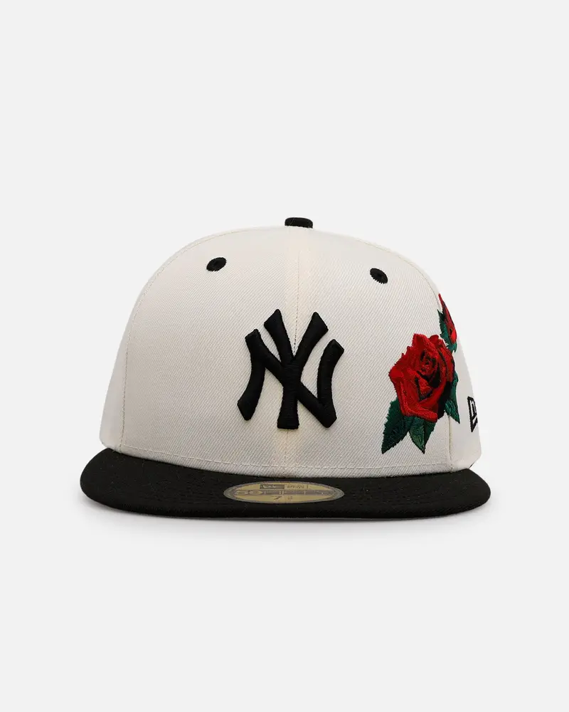 New Era New York Yankees 'Chrome Black Roses' 59Fifty Fitted Chrome/Black 1