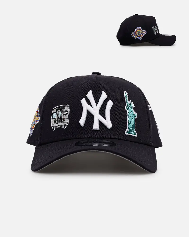 New Era New York Yankees 'City Icons' 9Forty A-Frame Snapback Navy 1