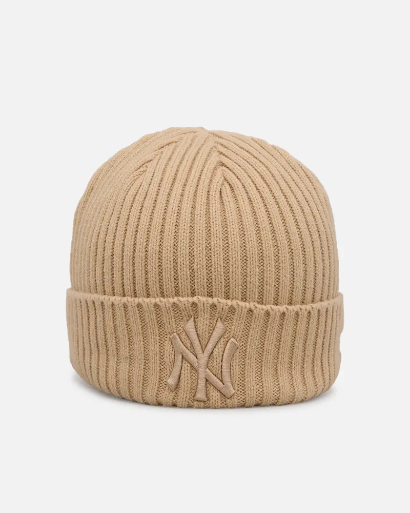 New Era New York Yankees 'Color Pack' Beanie Tan 1