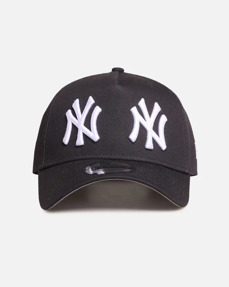New Era New York Yankees 'Double Logo' 9Forty A-Frame Snapback Official Team Colour 1