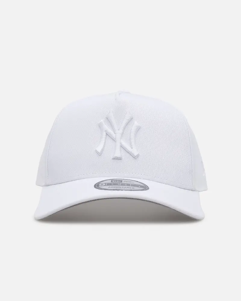 New Era New York Yankees 'Easy White' 9Forty A-Frame Snapback White/White 1